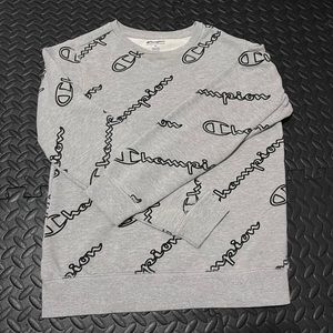 Champion Boys Logo Crewneck Sweater